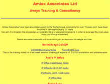 Tablet Screenshot of amlex.co.uk